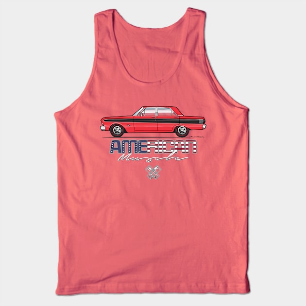 Red sedan Tank Top by JRCustoms44